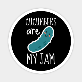 Cucumbers Are My Jam Funny Magnet